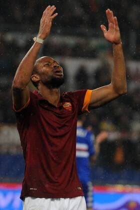 Seydou Keita Roma. Roma 16-03-2015 Stadio Olimpico. Football Calcio 2014 2015 Serie A. AS Rom vs Sampdoria Genua AntoniettaxBaldassarre