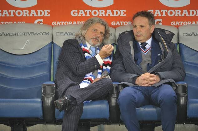 IPP20150316 Football - soccer: Serie A, AS Rom - Sampdoria Genua, Sinisa Mihajlovic, Ferrero Massimo president xHOCHxZWEIx xItalyxPhotoxPressx 