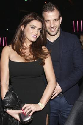 Rafael van der Vaart mit Lebensgefährtin Sabia Boulahrouz bei der Premiere des Musicals We Will Rock You im Mehr! Theater. Hamburg, 16.03.2015 Foto:xgbrcix xFuturexImage