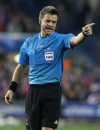 Referee Nicola Rizzoli during Champions League 2014 2015 match.March 17,2015.  (20150301705)