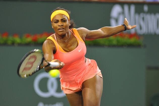 Serena Williams (USA) TENNIS : BNP PARIBAS OPEN - 18 03 2015 TennisMagazine Panoramic 