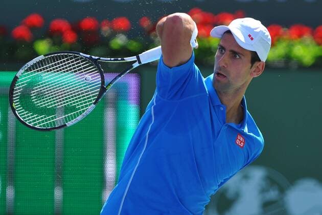 Novak Djokovic TENNIS : BNP PARIBAS OPEN - 21 03 2015 TennisMagazine Panoramic 