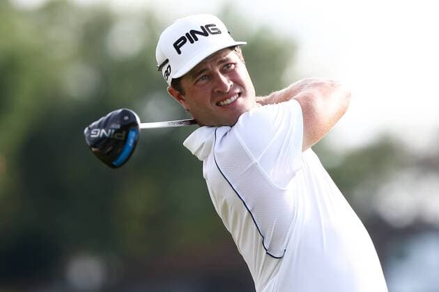 March 21, 2015 - Orlando, Florida, United States - David Lingmerth tees off the 18th hole during the third round of the Arnold Palmer Invitational presented by MasterCard at Bay Hill Club & Lodge. PGA Golf Herren 2015 - Arnold Palmer Invitational Presented by MasterCard - Third Round - ZUMAw109