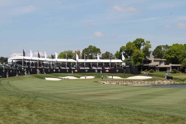 March 21, 2015 - Orlando, Florida, United States - General view of the 18th green during the third round of the Arnold Palmer Invitational presented by MasterCard at Bay Hill Club & Lodge. PGA Golf Herren 2015 - Arnold Palmer Invitational Presented by MasterCard - Third Round - ZUMAw109