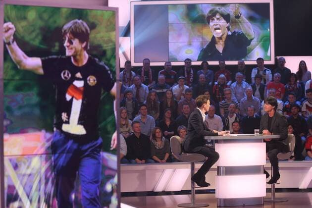 JOCHEN BREYER, JOACHIM LOEW DAS AKTUELLE SPORTSTUDIO ZDF MAINZ 