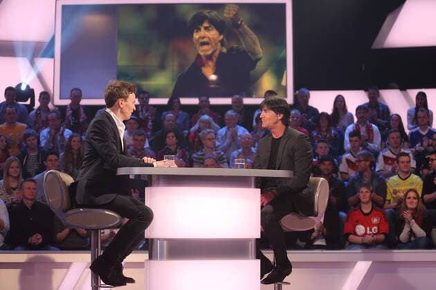 JOCHEN BREYER, JOACHIM LOEW DAS AKTUELLE SPORTSTUDIO ZDF MAINZ 