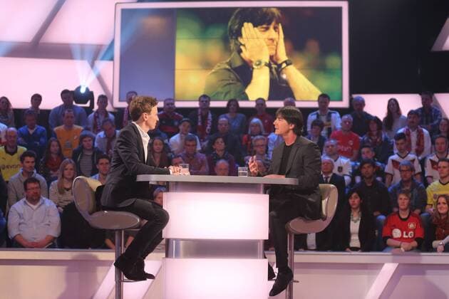 JOCHEN BREYER, JOACHIM LOEW DAS AKTUELLE SPORTSTUDIO ZDF MAINZ 