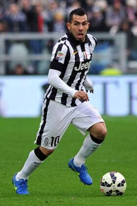 Turin, Italien - Serie A, Juventus Turin vs. Genoa CFC: Carlos Tevez 