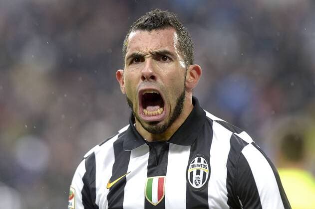 Carlos Tevez Juventus, goal celebration - Serie A, Juventus Turin vs. Genoa CFC filippoxalfero