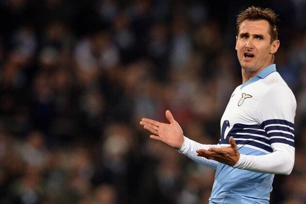 Miroslav Klose Lazio. 2014 2015 Serie A. Lazio Rom - Hellas Verona. Foto AntoniettaxBaldassarre Insidefoto AntoniettaxBaldassarre