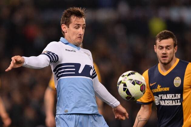 Miroslav Klose Lazio. 2014 2015 Serie A. Lazio Rom - Hellas Verona. Foto AntoniettaxBaldassarre Insidefoto AntoniettaxBaldassarre