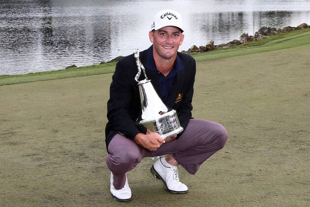March 22, 2015 - Orlando, Florida, United States - Matt Every holds the trophy after winning the fiinal round of the Arnold Palmer Invitational presented by MasterCard at Bay Hill Club & Lodge. PGA Golf Herren 2015 - Arnold Palmer Invitational - Final Round. - ZUMAw109