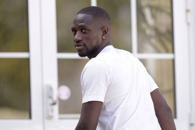 Moussa Sissoko FOOTBALL : French Players arriving at Clairefontaine - 23 03 2015 JBAutissier Panoramic 