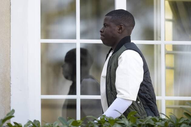 Kurt Zouma FOOTBALL : French Players arriving at Clairefontaine - 23 03 2015 JBAutissier Panoramic 