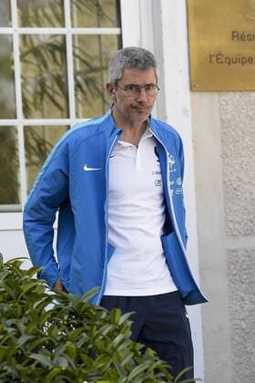 Franck Le Gall - Medecin FOOTBALL : French Players arriving at Clairefontaine - 23 03 2015 JBAutissier Panoramic 