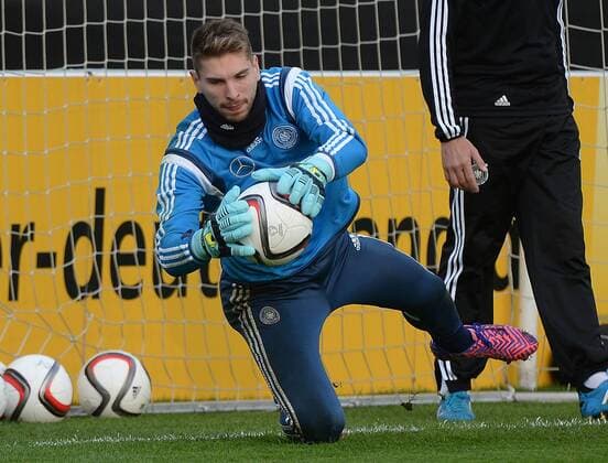 23.03.2015, xjhx, Fussball International, Training Deutschen Fussball Nationalmanschaft, v.l. Ron-Robert Zieler (Deutsche Fussball Nationalmannschaft DFB)
