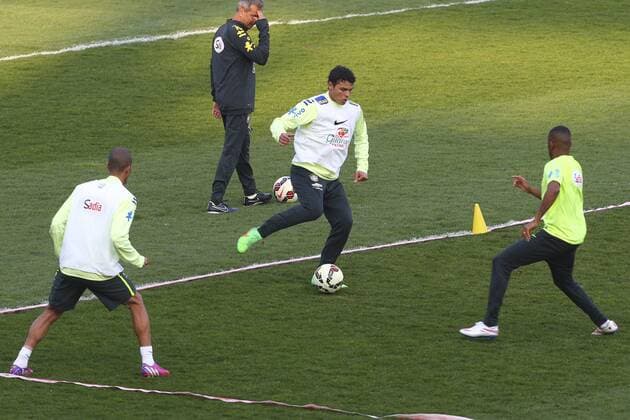 Thiago Silva - Training brasilianische Nationalmannschaft, Stade Charlety Paris - 23 03 2015 GwendolineLeGoff Panoramic 