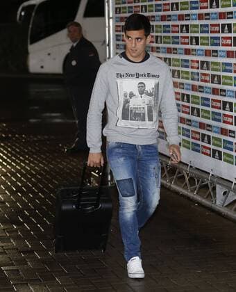 Arrival of Spain national team Nationalteam at Las Rozas. In this picture, Juanmi. xPABLOGARCIAx 