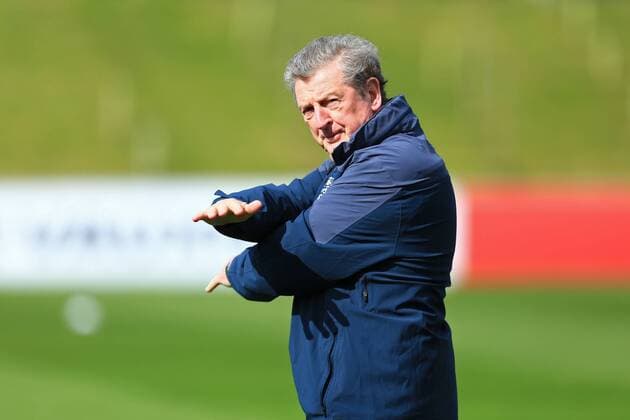 Roy Hodgson, England manager warms up - England Training - UEFA EURO EM Europameisterschaft Fussball 2016 - St George s Park- Burton-upto-Trent - 24 03 2015 Pic Philip Oldham Sportimage EDITORIAL USE ONLY. No use with unauthorised audio, video, data, fixture lists, club league logos or live services. Online in-match use limited to 120 images, no video emulation. No use in betting, games or single club league player publications.