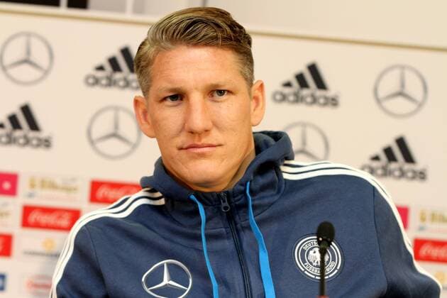 24.03.2015 Frankfurt am Main, Commerzbankarena, Deutscher Fußball-Bund (DFB) Pressekonferenz Nationalmannschaft Herren Neuer Mannschaftskapitän der Deutschen Nationalmannschaft Bastian Schweinsteiger (GER)