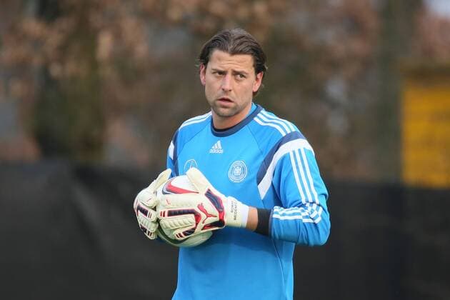 Roman Weidenfeller -Training der Deutschen Nationalmannschaft in Frankfurt