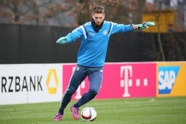 Ron-Robert Zieler -Training der Deutschen Nationalmannschaft in Frankfurt