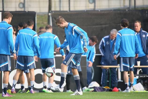 Christoph Kramer -Training der Deutschen Nationalmannschaft in Frankfurt