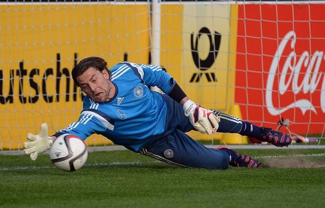 24.03.2015, xjhx, Fussball International, Training Deutsche Fussball Nationalmanschaft, v.l. Roman Weidenfeller (Deutsche Fussball Nationalmannschaft DFB)