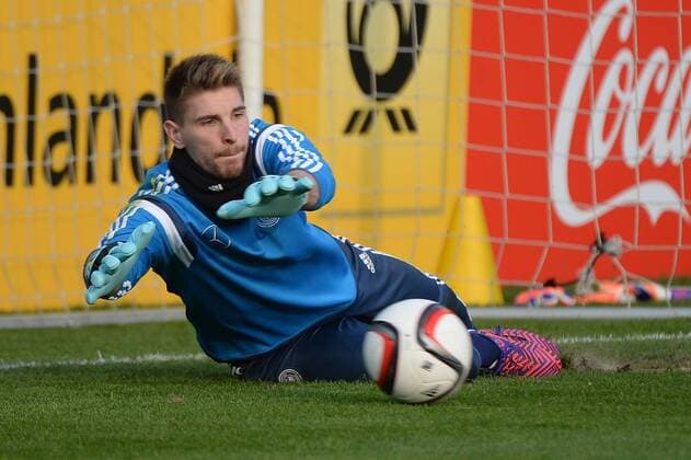 24.03.2015, xjhx, Fussball International, Training Deutsche Fussball Nationalmanschaft, v.l. Ron-Robert Zieler (Deutsche Fussball Nationalmannschaft DFB)