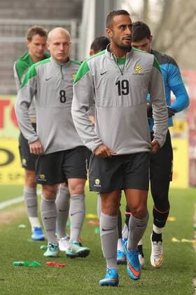 TAREK ELRICH TRAINING FUSSBALL NATIONALMANNSCHAFT AUSTRALIEN BRUCHWEG STADION MAINZ 