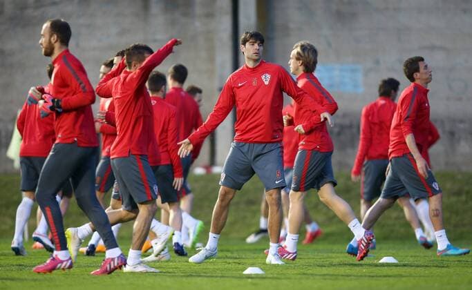 CRO football team training - Zagreb, Croatia 24.03.2015., Zagreb, Croatia - Training of Croatian national football team, EM quali.  IgorxKralj PIXSELL