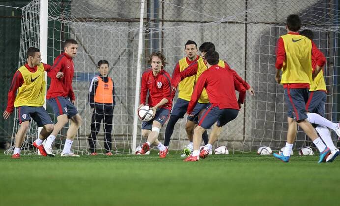 CRO football team training - Zagreb, Croatia 24.03.2015., Zagreb, Croatia - Training of Croatian national football team, EM quali.  IgorxKralj PIXSELL