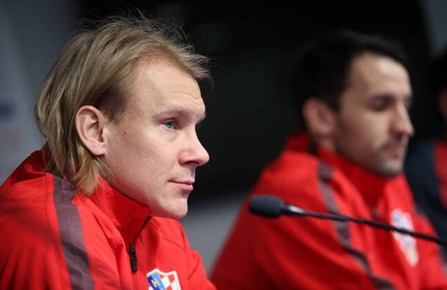 Soccer press conference PK Pressekonferenz - Zagreb, Croatia 24.03.2015., Zagreb, Croatia - Press Conference of Croatian national football team.  IgorxKralj PIXSELL