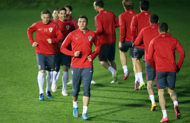 Mario Mandzukic Croatian national football team training - Zagreb, Croatia 25.03.2015.  IgorxKralj PIXSELL