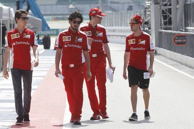 Motorsports: FIA Formula One World Championship WM Weltmeisterschaft 2015, Grand Prix of Malaysia, 5 Sebastian Vettel (GER, Scuderia Ferrari), xHOCHxZWEIx