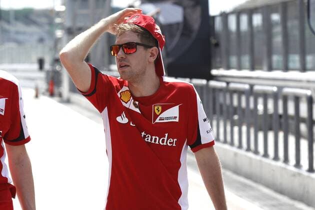 Motorsports: FIA Formula One World Championship WM Weltmeisterschaft 2015, Grand Prix of Malaysia, 5 Sebastian Vettel (GER, Scuderia Ferrari), xHOCHxZWEIx