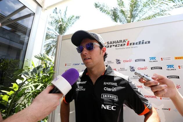 Motorsports: FIA Formula One World Championship WM Weltmeisterschaft 2015, Grand Prix of Malaysia, 11 Sergio Perez (MEX, Sahara Force India F1 Team), xHOCHxZWEIx