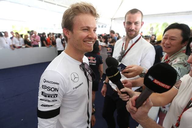Motorsports: FIA Formula One World Championship WM Weltmeisterschaft 2015, Grand Prix of Malaysia, 6 Nico Rosberg (GER, Mercedes AMG Petronas Formula One Team), xHOCHxZWEIx