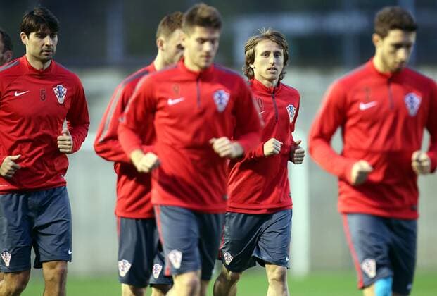 Luka Modric - Croatian national football team training - Zagreb, Croatia 26.03.2015., Zagreb, Croatia - Training of Croatian national football team before the qualifying match with Norway for Euro 2016.  IgorxKralj PIXSELL
