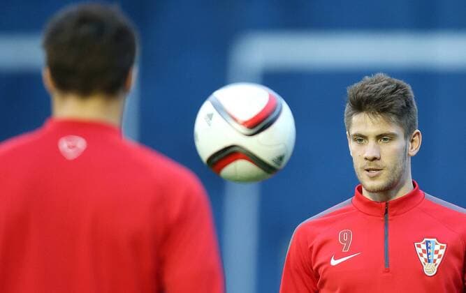 Andrej Kramaric - Croatian national football team training - Zagreb, Croatia 26.03.2015., Zagreb, Croatia - Training of Croatian national football team before the qualifying match with Norway for Euro 2016.  IgorxKralj PIXSELL