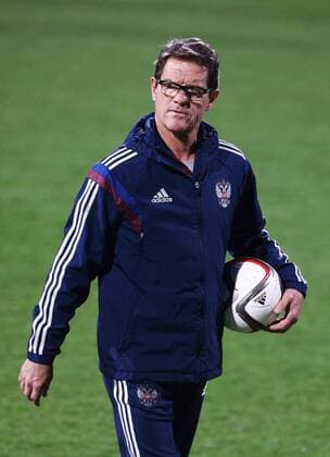 PODGORICA, MONTENEGRO. MARCH 26, 2015. Fabio Capello, head coach of the Russian national football team, looks on during a training session ahead of a UEFA EURO EM Europameisterschaft Fussball 2016 qualifying match against Montenegro. Stanislav Krasilnikov TASS  RE15F929