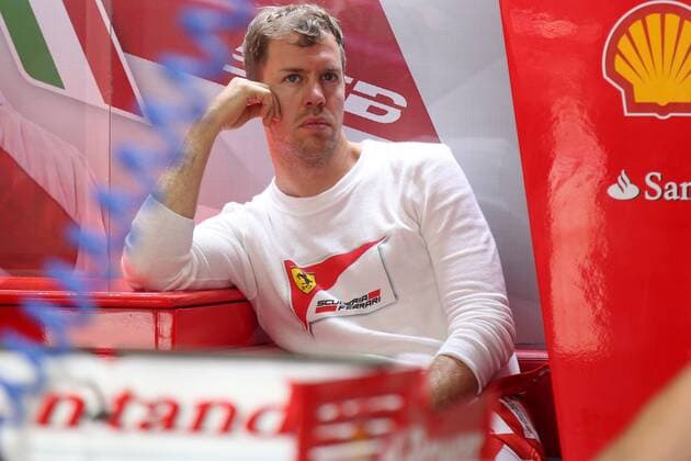 Motorsports: FIA Formula One World Championship WM Weltmeisterschaft 2015, Grand Prix of Malaysia, 5 Sebastian Vettel (GER, Scuderia Ferrari), xHOCHxZWEIx