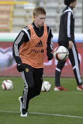 Kevin De Bruyne of Belgium FOOTBALL : Entrainement Equipe Belgique - stade Roi Baudouin - 27 03 2015 PhotoNews Panoramic 