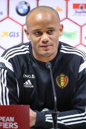 - BRUSSELS, BELGIUM: Belgium s Vincent Kompany pictured during a press conference PK Pressekonferenz of Belgian national soccer team Red Devils, Friday 27 March 2015, in Brussels. Belgium will play it s fourth and fifth game of the Euro 2016 qualification against Cyprus in Belgium and against Israel on 31 March in Israel. BRUNOxFAHY  x04594644x