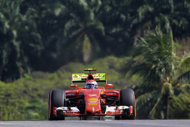 27 March 2015: Kimi Raikkonen of Scuderia Ferrari in action during friday free practice of the Formula 1 Petronas Malaysia Grand Prix held at Sepang International Circuit in Sepang, Malaysia. AUTO: MAR 27 Formula 1 - Malaysia Grand Prix Icon3781503278014 EDITORIAL USE ONLY