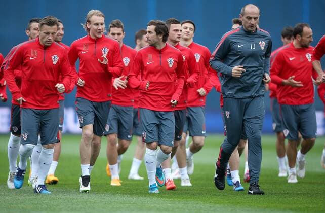 European Qualifiers - Croatia - Norway - Croatia training 27.03.2015., Zagreb, Croatia - Croatia players take part in a training session ahead of their UEFA EURO EM Europameisterschaft Fussball 2016 qualifier against Norway.  IgorxKralj PIXSELL