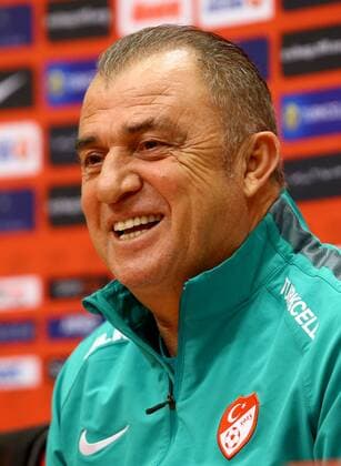 Turkey National Football Team Head Coach Fatih Terim during the press conference PK Pressekonferenz in Amsterdam, Netherlands on March 27, 2015 