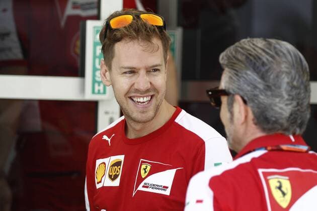 Motorsports: FIA Formula One World Championship WM Weltmeisterschaft 2015, Grand Prix of Malaysia, 5 Sebastian Vettel (GER, Scuderia Ferrari), xHOCHxZWEIx