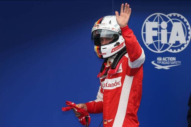 Motorsports: FIA Formula One World Championship WM Weltmeisterschaft 2015, Grand Prix of Malaysia, 5 Sebastian Vettel (GER, Scuderia Ferrari), xHOCHxZWEIx