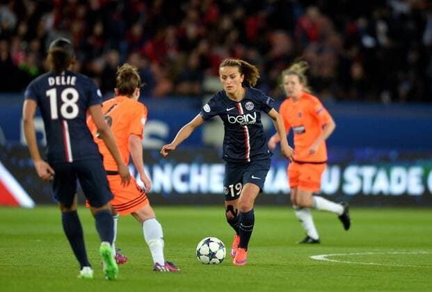 Fatmire Alushi (psg) FOOTBALL : Paris SG vs Glasgow City - Ligue des champions feminine - quart de finale retour- 28 03 2015 AnthonyBIBARD FEP Panoramic 